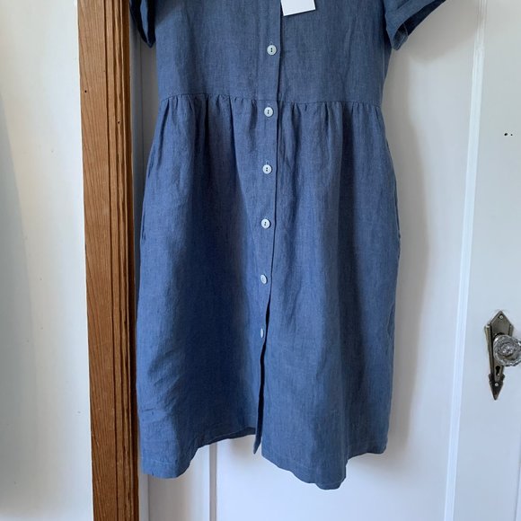 NWT OFFON Linen dress XS - Picture 7 of 7